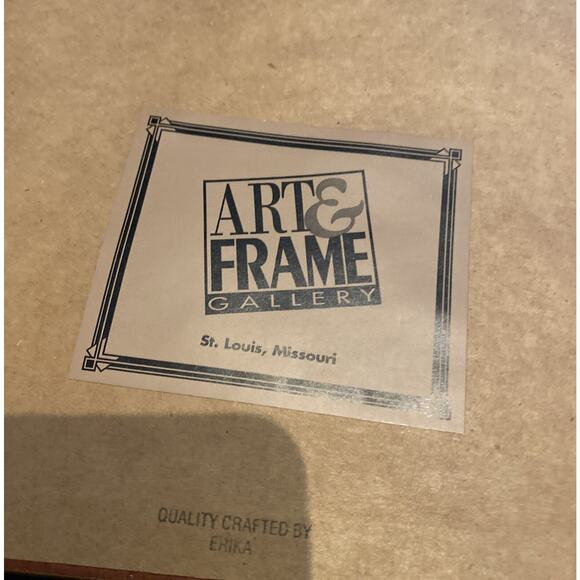 Barbara Mock Framed Print. Pink And White Framed Roses. Floral. Vintage (?) - Picture 7 of 9